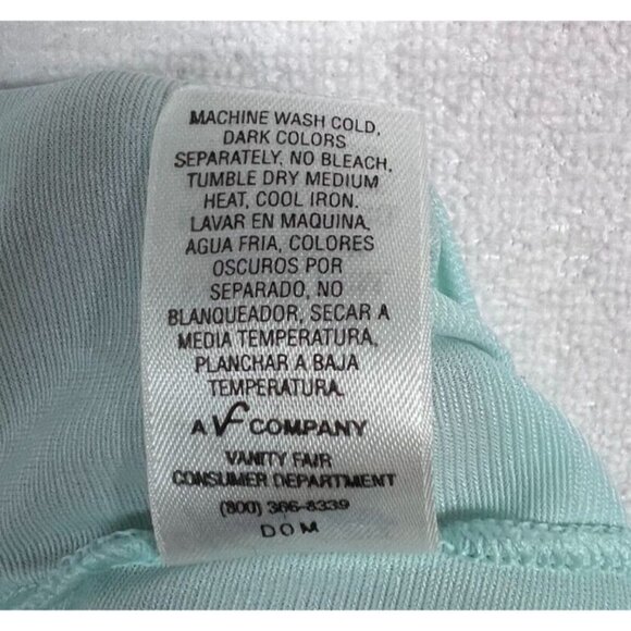 Vintage Vanity Fair Nightie Blue Sleeveless Nylon Nightgown LG USA - Picture 11 of 14